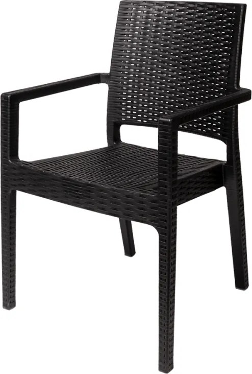 MARIO kültéri szék, fekete