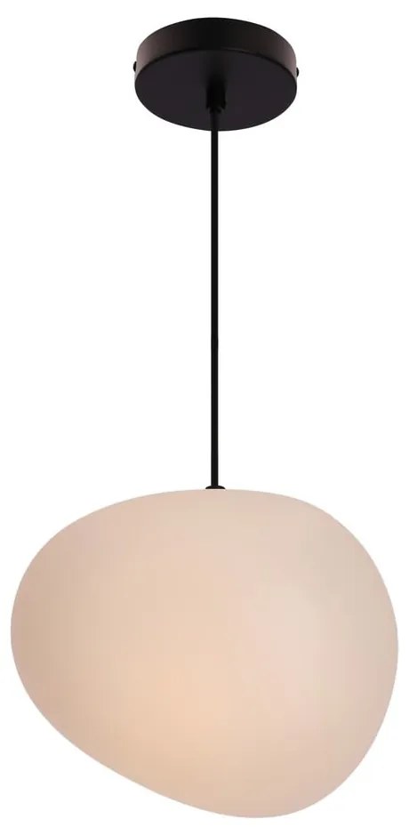Fekete-fehér függőlámpa ø 25 cm Stones – Candellux Lighting
