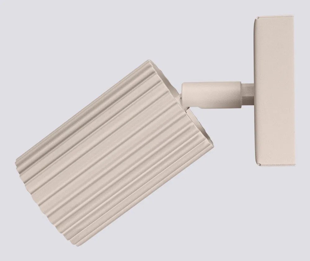 Szürkésbarna fém spotlámpa 8x16 cm Gleam – Sollux