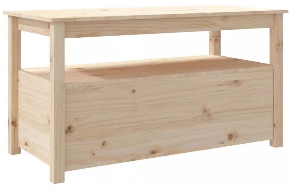 tömör fenyőfa dohányzóasztal 102 x 49 x 55 cm