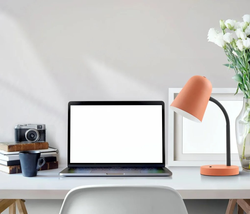 Italux Skandináv Asztali lámpa Prato Narancs ITXTB-37643-OG