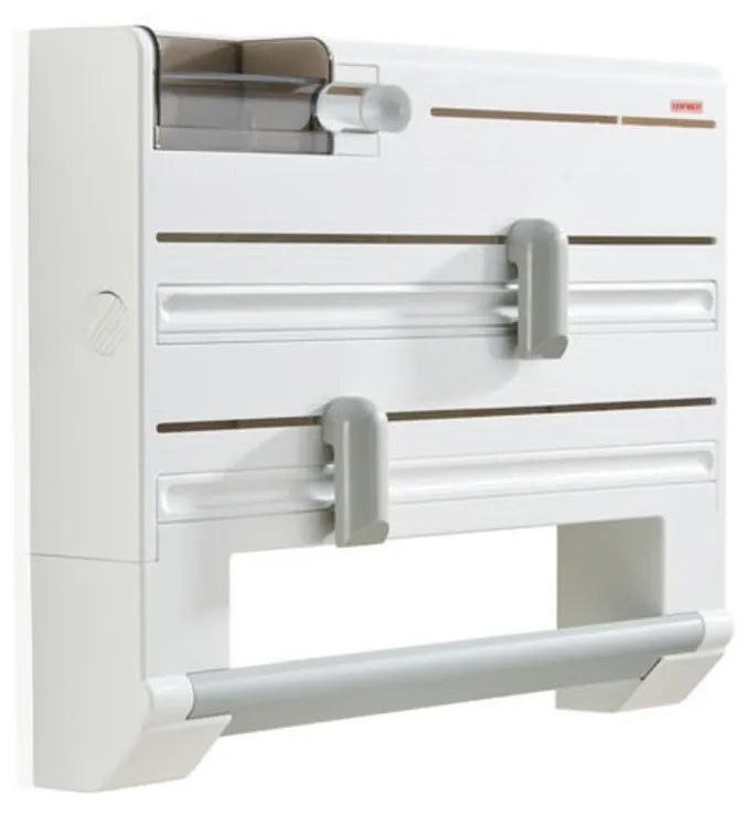 Papírtekercsek / alumínium fólia / műanyag fólia támogatása, Leifheit, Parat Plus, műanyag, fehér