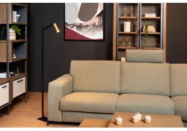 Lucide 45799/01/30 - Állólámpa SYBIL 1xGU10/35W/230V fekete/arany