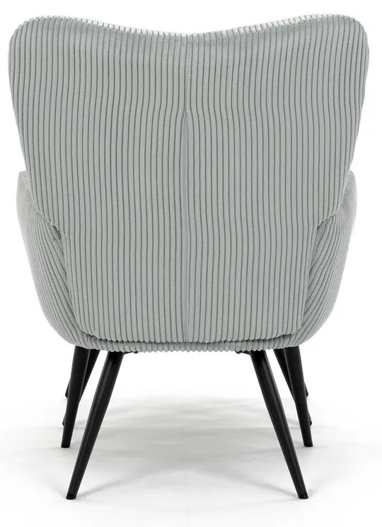 Pihenőfotel lábtartóval L7285 BLUE6, kék