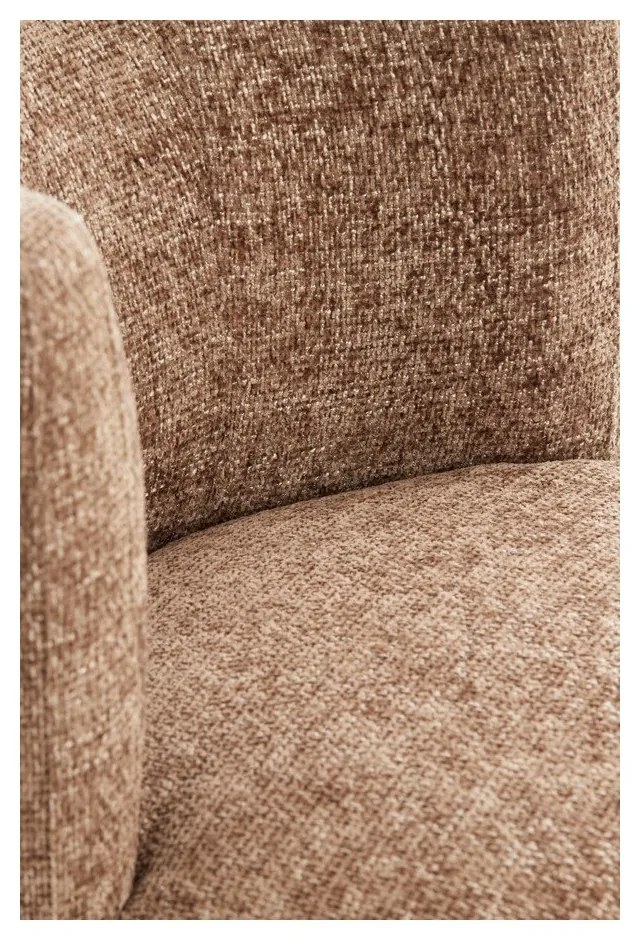 Sötétbarna fotel Kamova – Light & Living