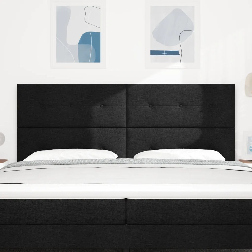 LED Fejtámla Fekete 100 cm Textil