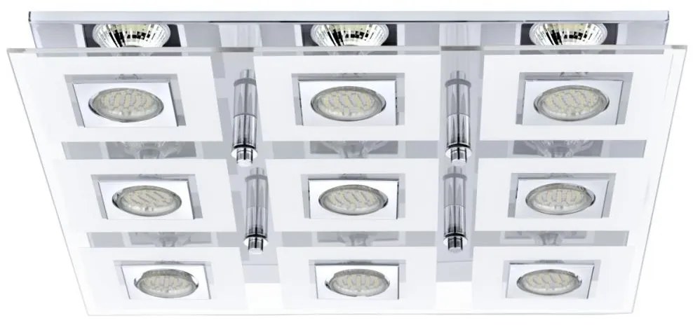 Eglo 92877 - LED Mennyezeti lámpa CABO 9xGU10/3W/230V