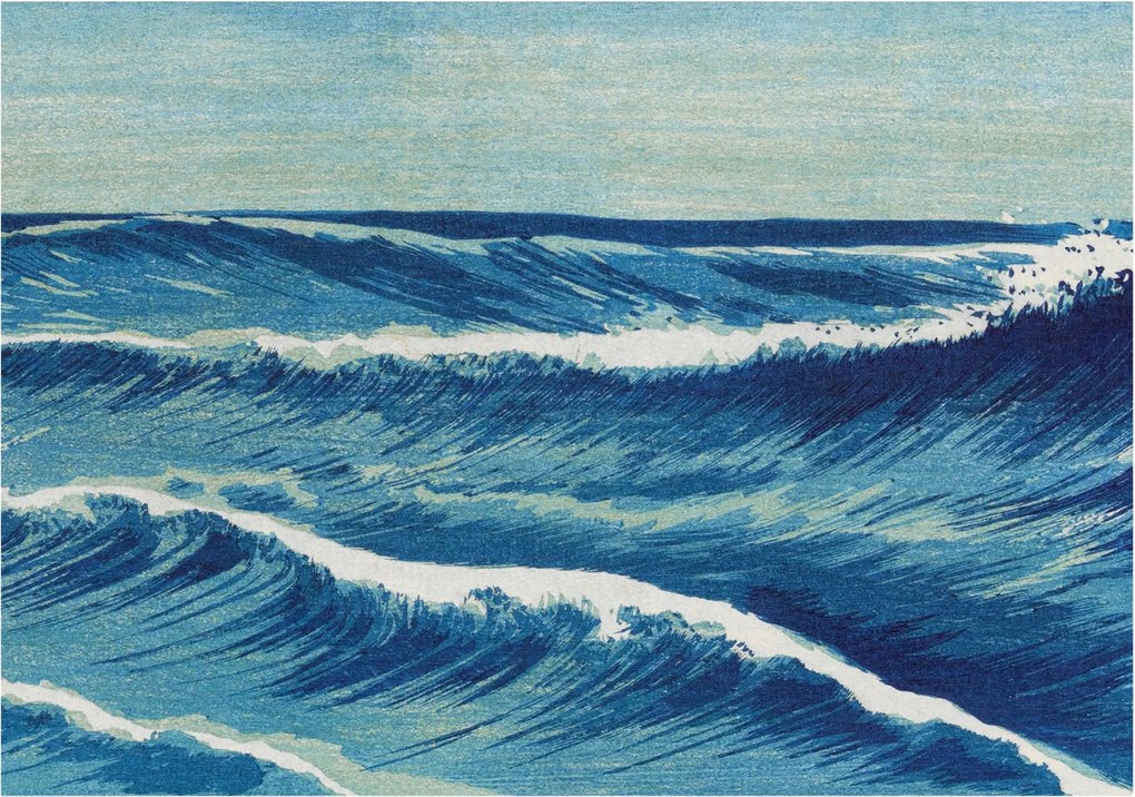 Fotótapéta Dekoratív Fali Tapéta Tengeri hullámok 208x146