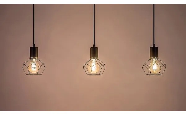 Rabalux 72242 - Csillár zsinóron FRAN 3xE27/40W/230V