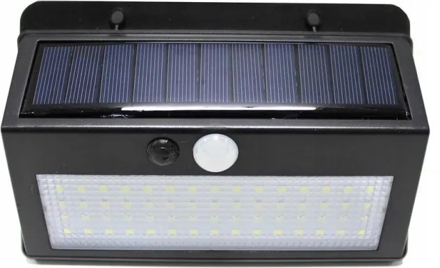 38 LED-es napelemes lámpa mozgás- és szürkületérzékelővel Wmc