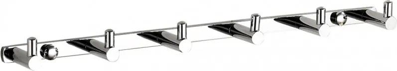 Mexen törölközőkampó hat akasztóval, króm - 709166-00