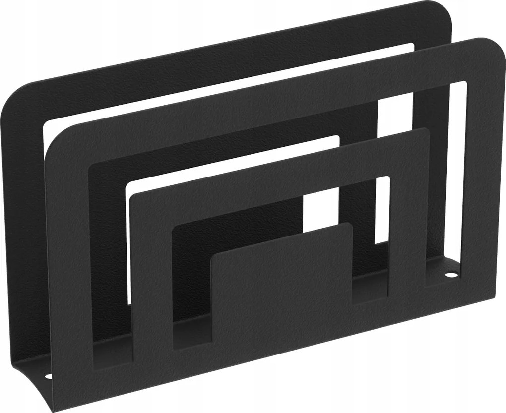 Fém szalvétatartó Ívek dombornyomott széles Egyedi Forma