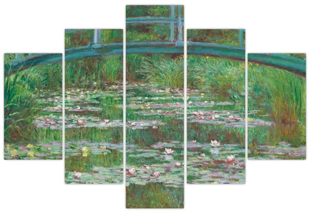 Kép - Claude Monet, The Japanese Footbridge, reprodukciók (150x105 cm)