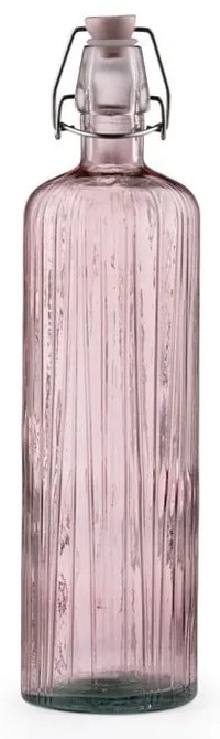Kusintha rózsaszín üveg vizespalack, 1,2 l - Bitz