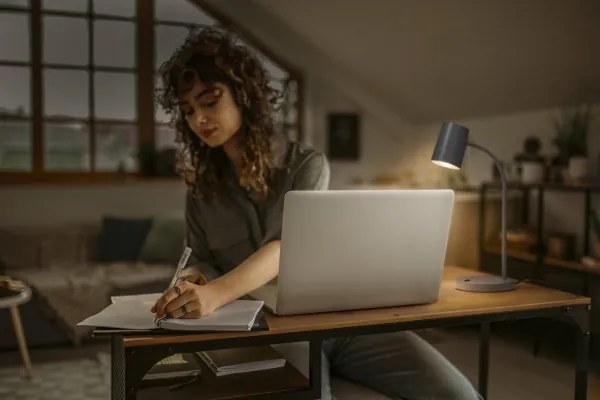 Osram - Asztali lámpa DESK LINE 1xGU10/9W/230V szürke