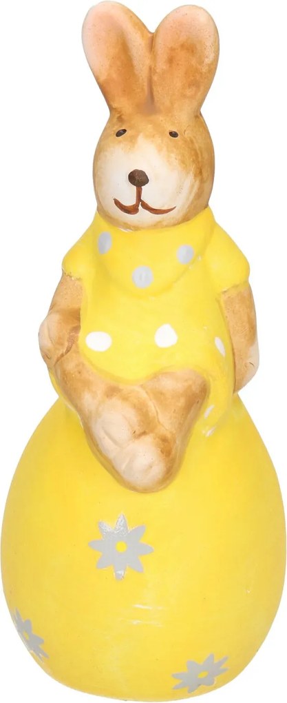 Nyuszi Kerámia Húsvéti Figura