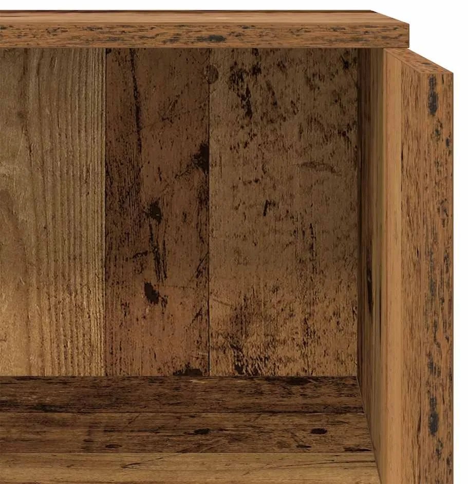 recepciós pult antik fa 55x50x103,5 cm szerelt fa