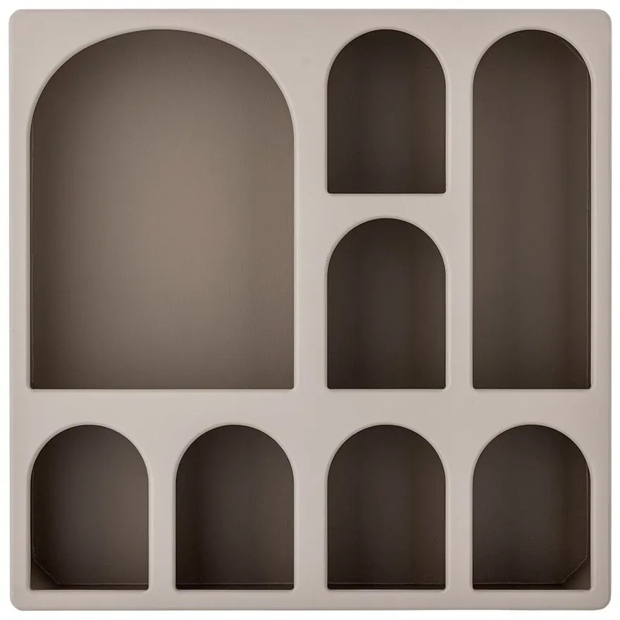 Szürkésbézs többszintes fali polc 48 cm Graphia – Bloomingville