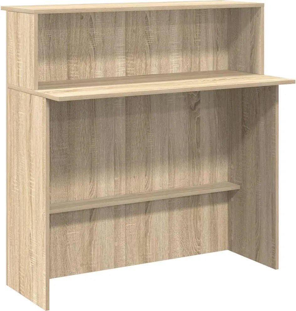 vidaXL sonoma tölgyfa recepciósasztal 100 x 50 x 103,5 cm