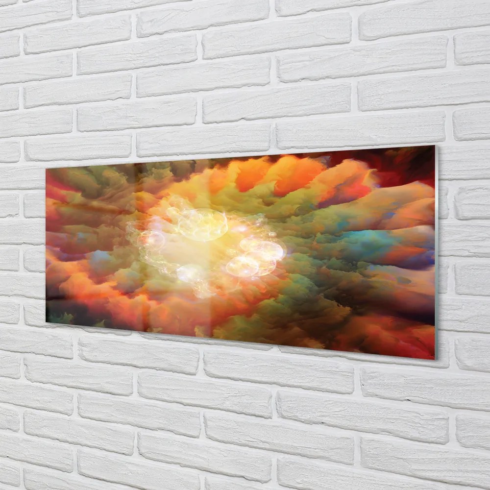 Üvegképek Absztrakt fraktál minták 125x50 cm