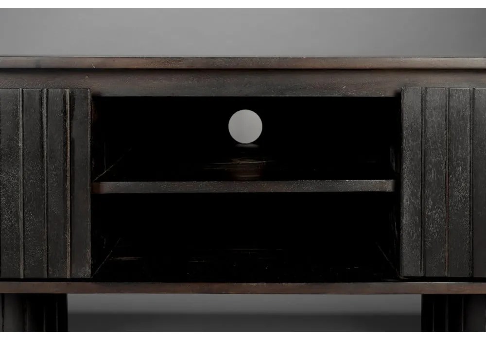 Sötétbarna mangófa TV-állvány 140x45x40 cm Kenji – Dutchbone