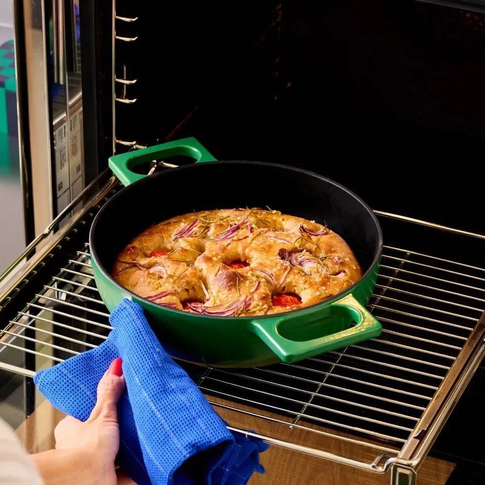 Öntöttvas serpenyő fedővel ø 26 cm tegame Mattia 3.0 – FABINI