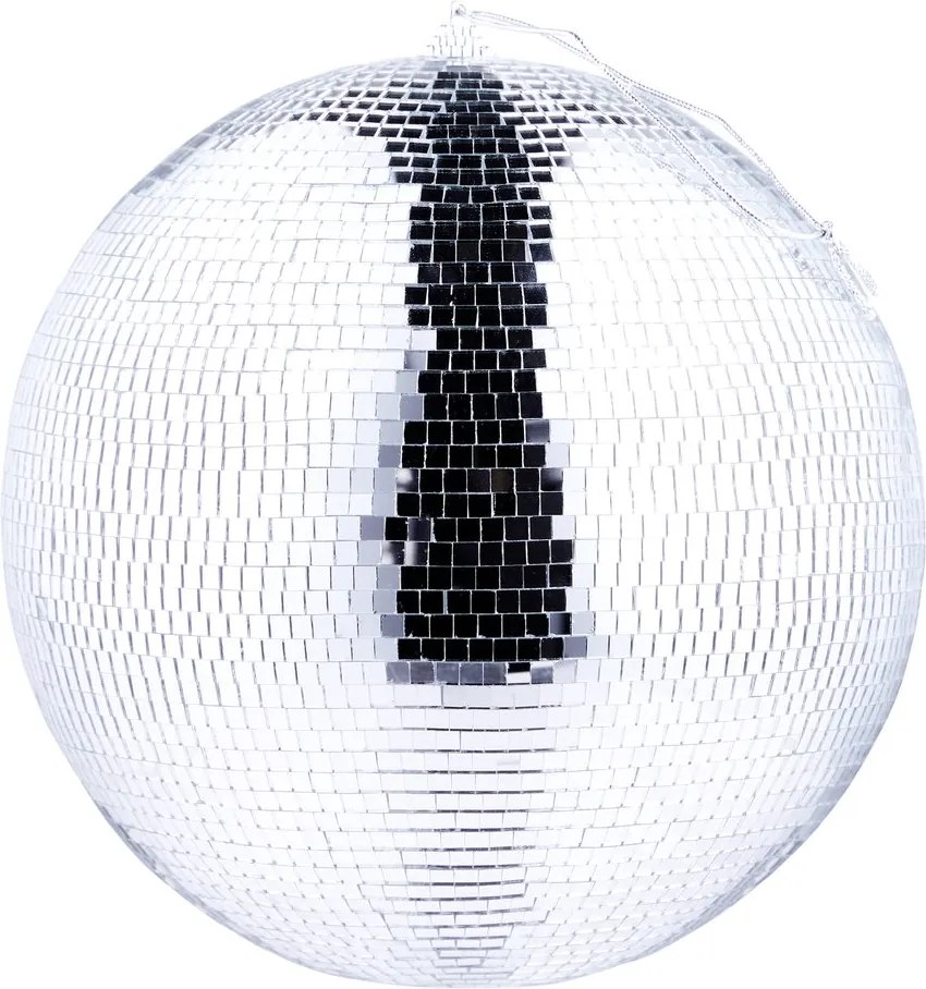 DISCO akasztható disco gömb, Ø 20 cm, ezüst