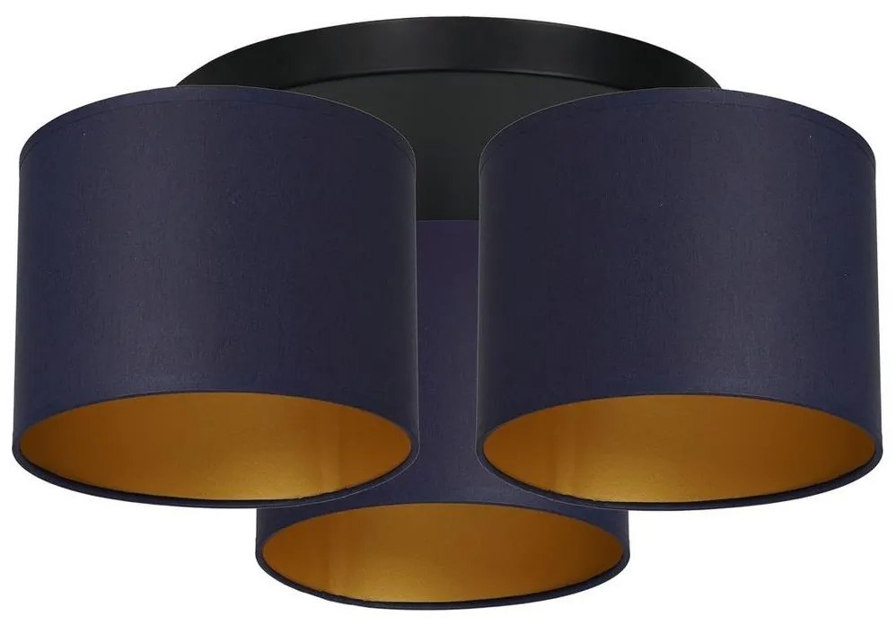 Felületre szerelhető csillár ARDEN 3xE27/60W/230V lila/arany