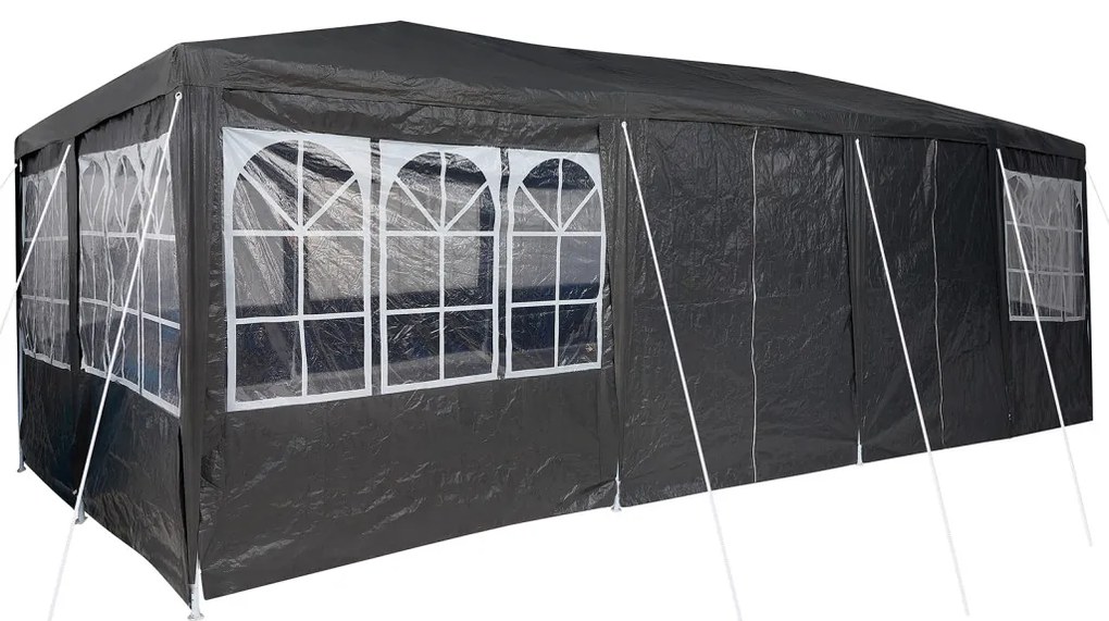 Parti Sátor 12 Oldalfallal Antracit 8x4 m PE