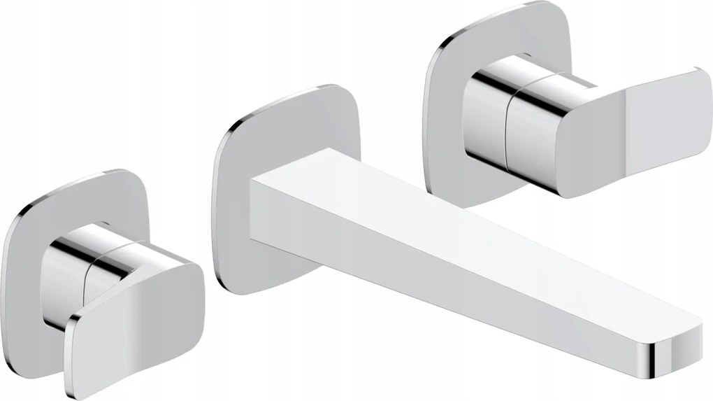 Kfa Falsík Alatti Mosdócsaptelep 3 Lyukú Malaga, Króm