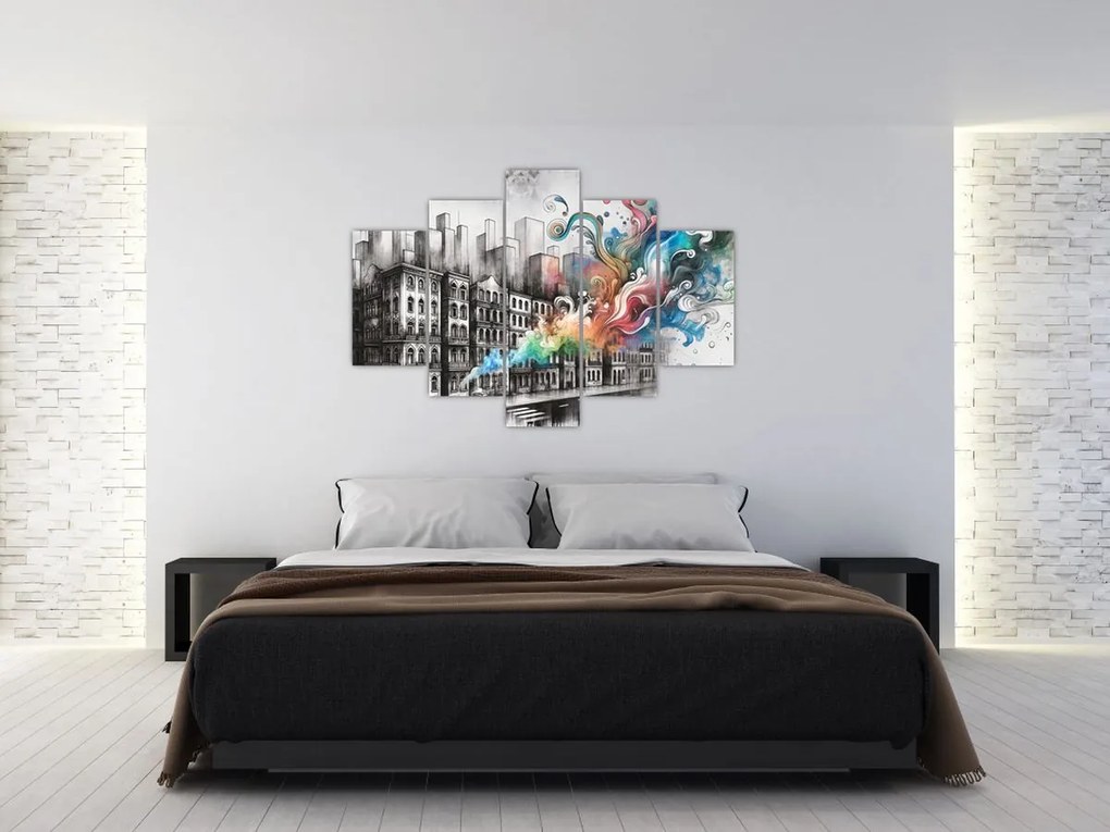 Kép - Ipari élet (150x105 cm)