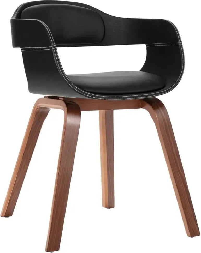 Étkezőszék, hajlított fa és műbőr