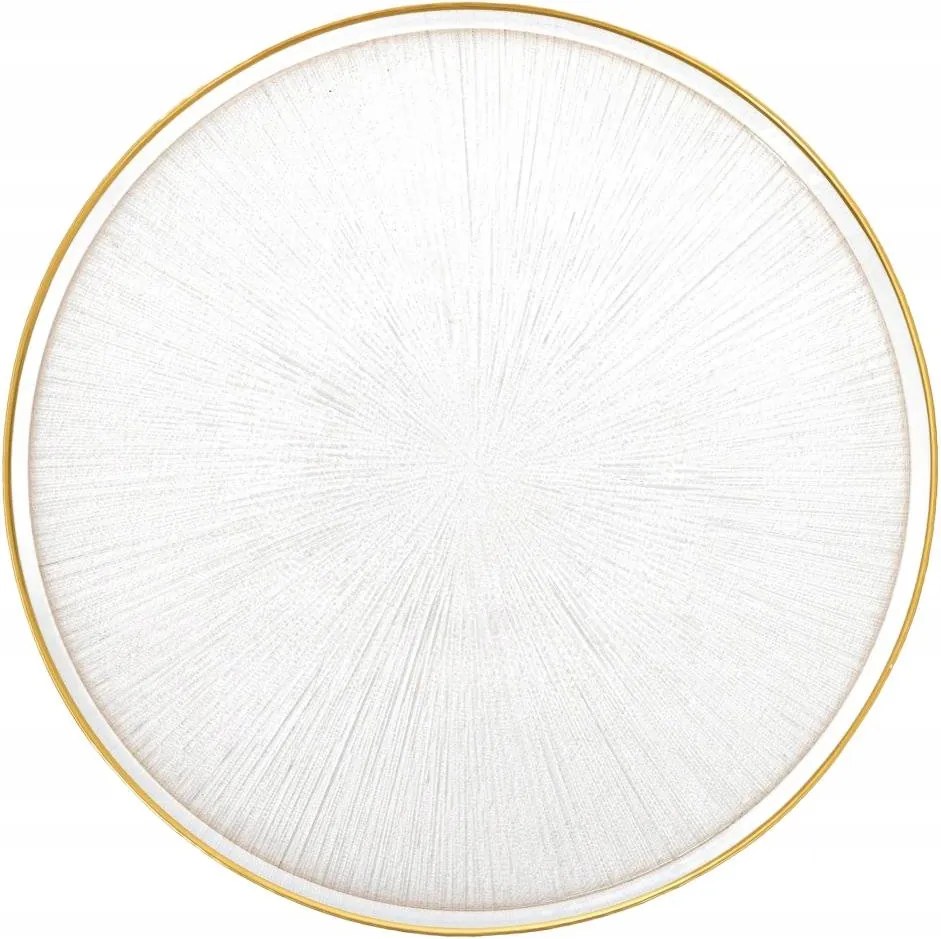 Monze étkészlet tányér arany szegéllyel 28 cm Homla