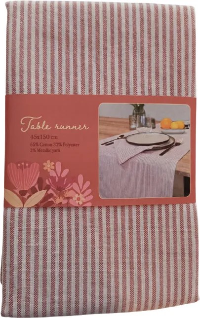 Dekoratív asztali futó SHIMORA 45x150 cm - több színben Termék színe: Szürke