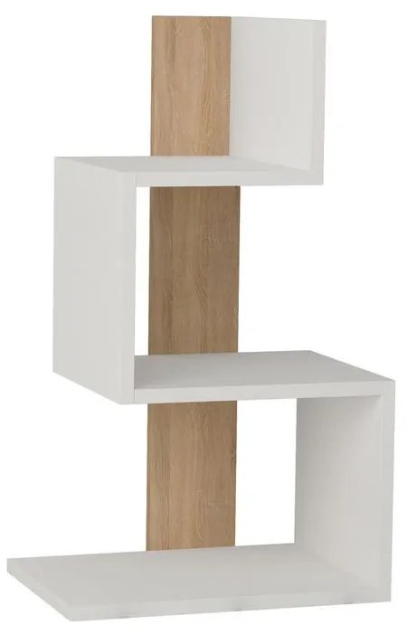 Kis asztal Rosie - White, Oak
