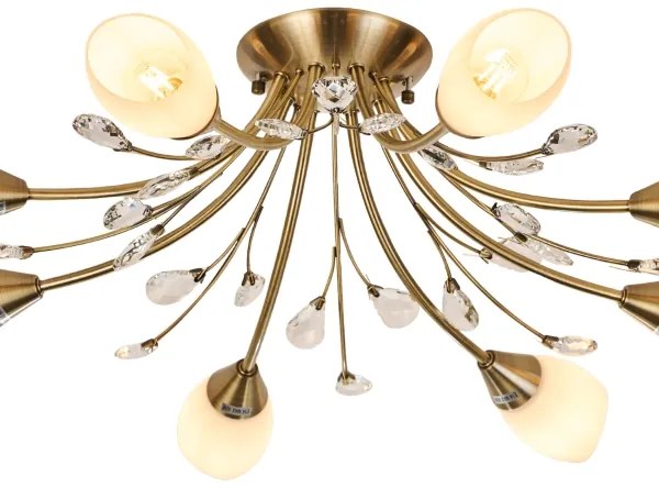 Brilagi - Felületre szerelhető csillár MEGAPOLIS 8xE14/60W/230V bronz