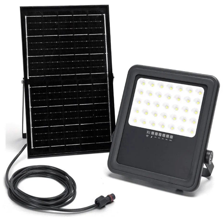 Aigostar B.V. Aigostar - LED Dimmelhető napelemes reflektor LED/300W/3,4V IP65 + távirányító AI1757