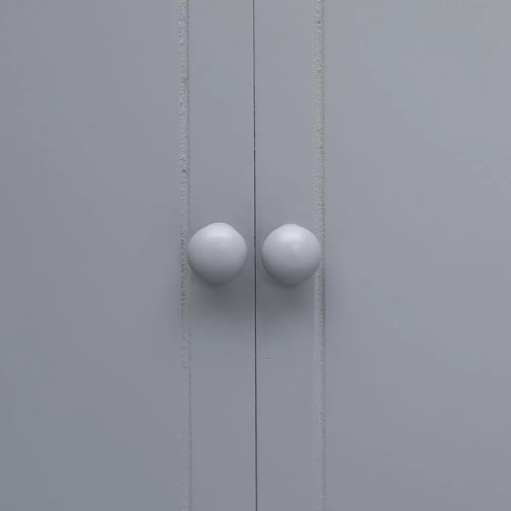 szürke császárfa fürdőszobaszekrény 46 x 24 x 116 cm