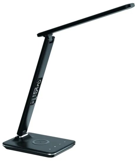 Immax 08965L-LED Dimmelhető lámpa vezeték nélküli töltéssel KINGFISHER 8,5W/230V fekete