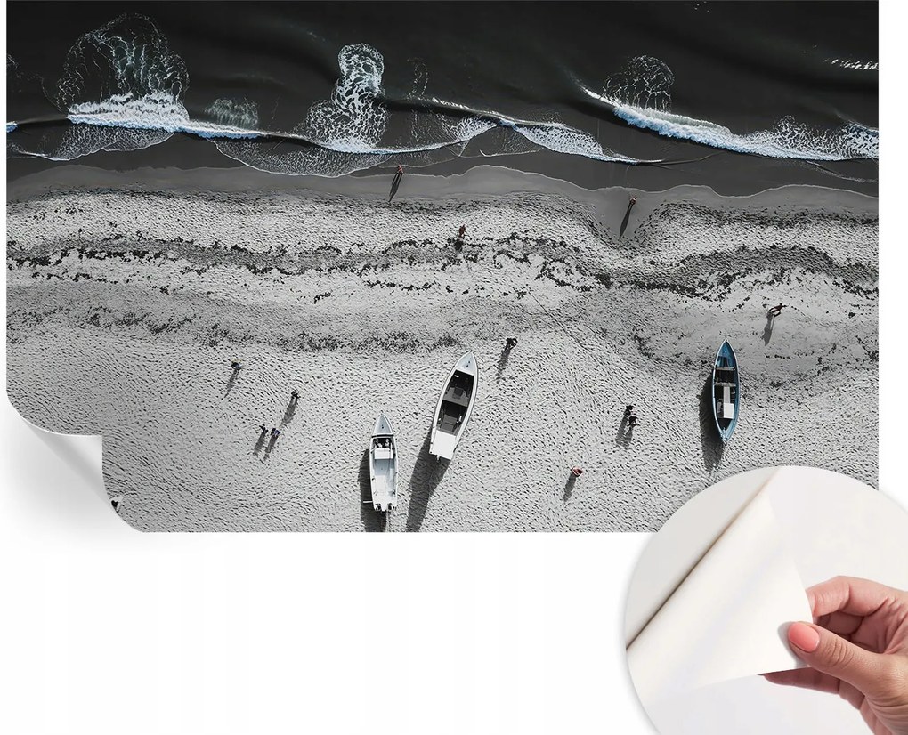 Öntapadós Dekoratív Fotótapéta Hálószobába Tengerparti nyugalom 416x254 cm