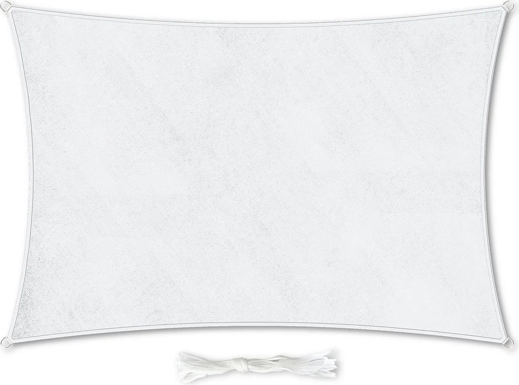 Blumfeldt Téglalap alakú napellenző, 3 x 4 m, rögzítőgyűrűkkel, poliészter, légáteresztő