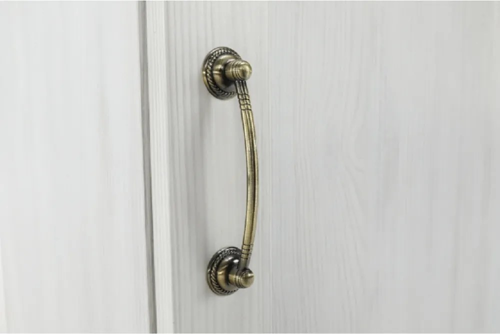 vitrines szekrény, északi sosna/vadtölgy, ROYAL W1D