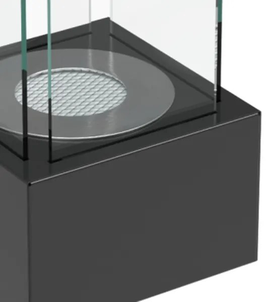 BIO kandalló TANGO2 35,3x25 cm, 1 kW, fekete, TANGO2/CZARNY/TUV