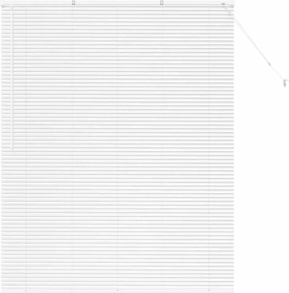 vidaXL Zsalugáter Redőnyök Fehér 175 x 145 cm Alumínium