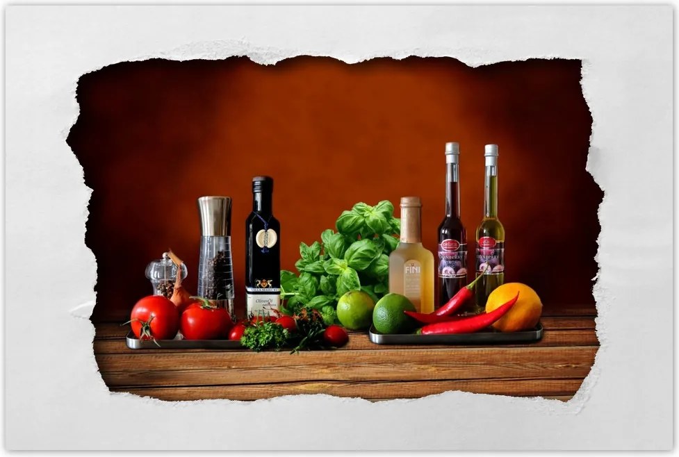 Poszterek 60x40 Zöldségek Gyümölcsök Fűszerek