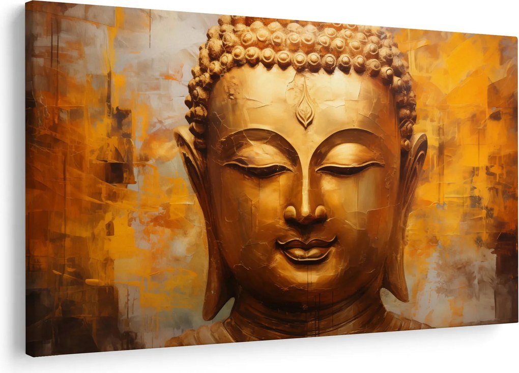 Kép - Buddha, olajfestmény (90x60 cm)