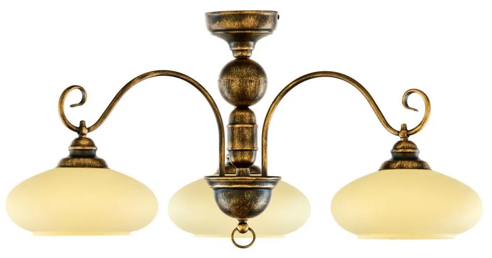 Jupiter 397 - BO-3 PL - Felületre szerelhető csillár BOLERO 3xE27/60W