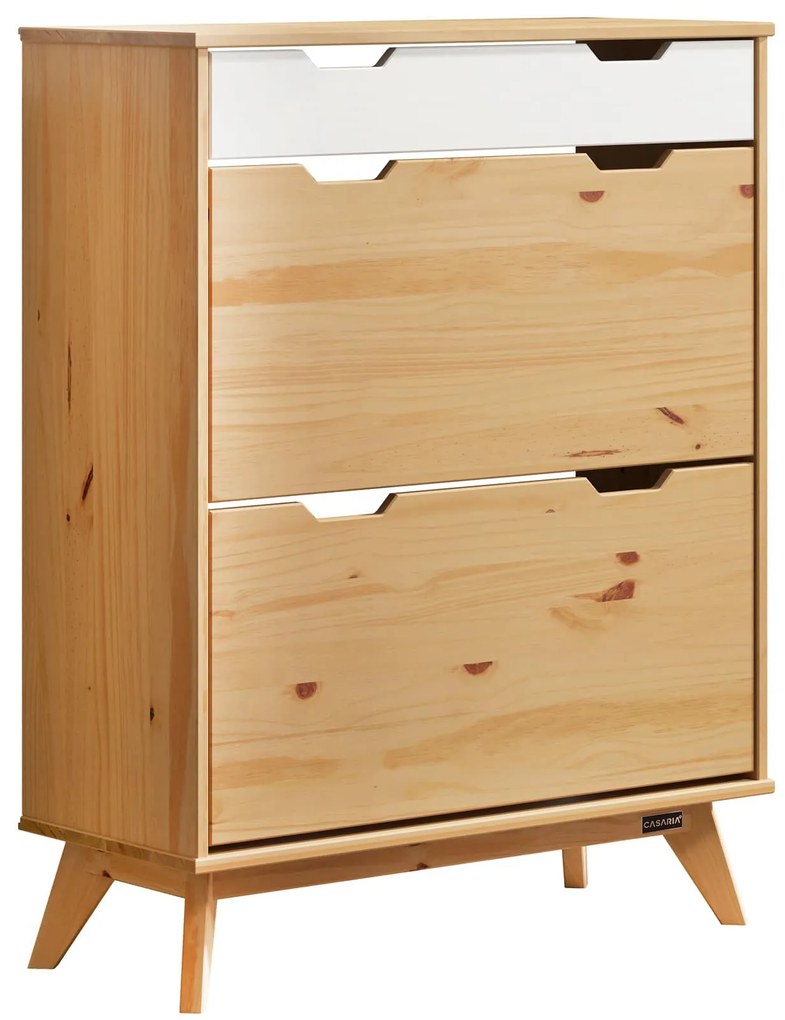 Casaria® Borneo cipősszekrény - 101x33x80 cm