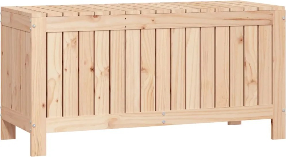 Tömör Fenyőfa Kerti Tárolóláda 108 X 42,5 X 54 Cm