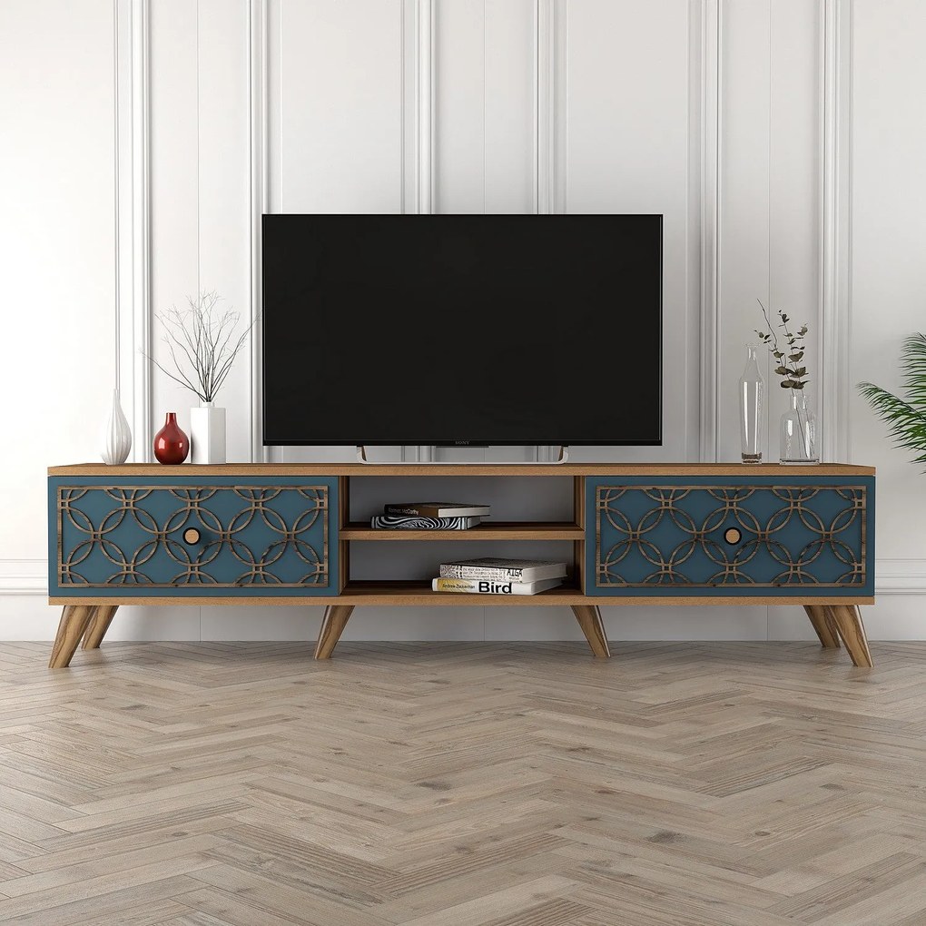TV szekrény Class - Walnut, Chalcedony